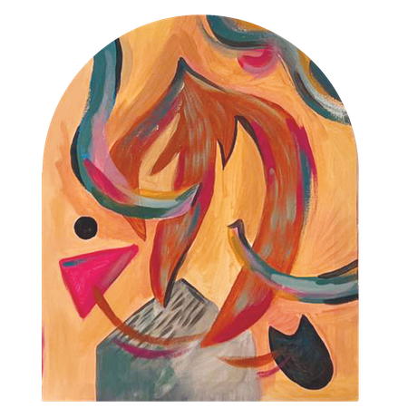 Кира Мрик (Картина, живопись - 
                  50 x 70 см) Арка №3. Закат