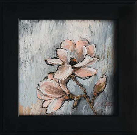 Светлана Юматова (Картина, живопись - 
                  27 x 27 см) Про весну