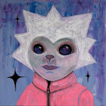Ира Пенкина (Картина, живопись - 
                  40 x 40 см) Кристаллик