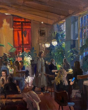 Вячеслав Кривцов (Картина, живопись - 
                  40 x 50 см) Легкий антураж