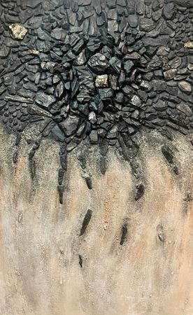 Алёна Шамайко (Картина, живопись - 
                  80 x 120 см) Чёрное золото
