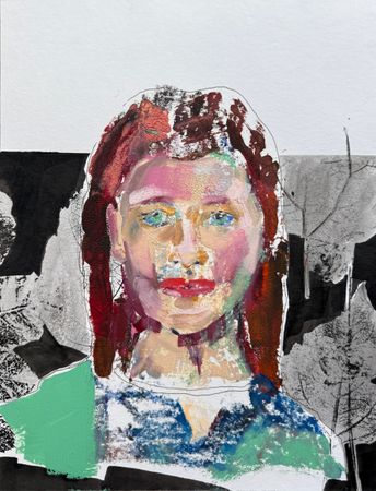 Инна Сумина (Графика печатная - 
                  23 x 29.6 см) Это было давно, это было вчера