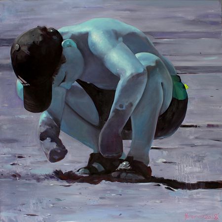 Андрей Новиков (Картина, живопись - 
                  110 x 110 см) Земля
