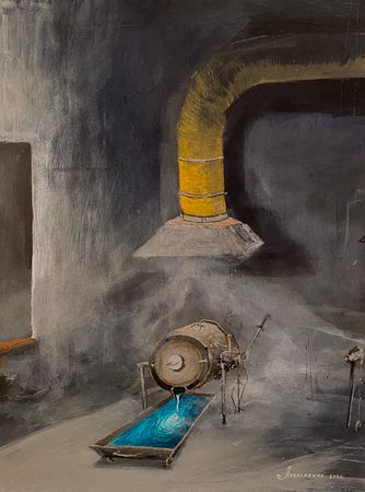 Андрей Алексеенко (Авторская графика - 
                  30 x 40 см) Без названия
