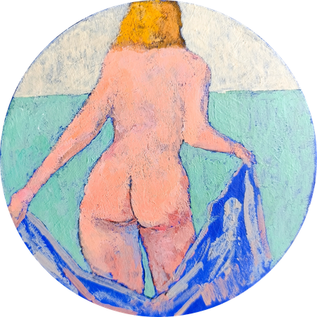 Дарья Петухова (Картина, живопись - 
                  20 x 20 см) Натурщица