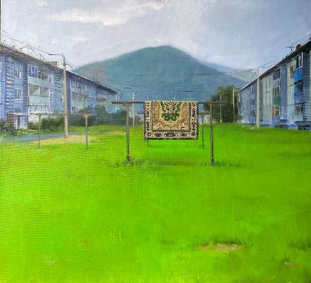 Алина Буглеева (Картина, живопись - 
                  80 x 74 см) Культурный код России