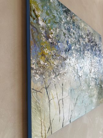 Оксана Горбунова (Картина, живопись - 
                  80 x 60 см) Цветочное настроение