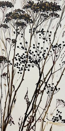 Лена Запрудских (Картина, живопись - 
                  50 x 100 см) Пижма #2