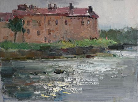 Илья Хахарев (Картина, живопись - 
                  40 x 30 см) День в Выборге