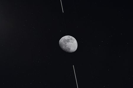 Кир Симаков (Фотография - 
                  50 x 40 см) Полет на Луну (Бергамо, Италия, 2023)