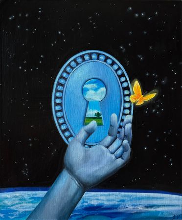 Ксения Великжанина (Картина, живопись - 
                  50 x 60 см) Реальность