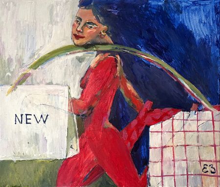 Екатерина Запрудина (Картина, живопись - 
                  70 x 60 см) Ноша