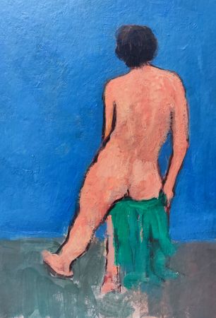Дарья Петухова (Авторская графика - 
                  17 x 24 см) Натурщица