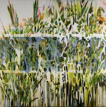 Раиса Граф (Картина, живопись - 
                  110 x 110 см) #1 из цикла "Поток"