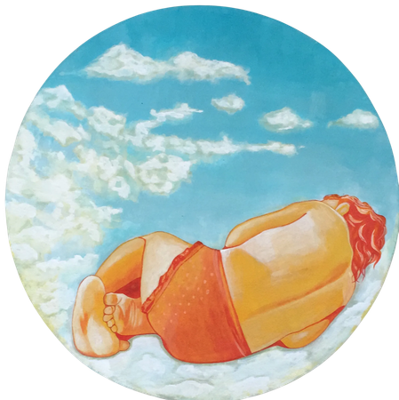 Анастасия Шпак (Картина, живопись - 
                  50 x 50 см) Мое солнце