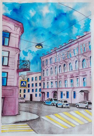 Оливия Лем (Авторская графика - 
                  27 x 38 см) Spb