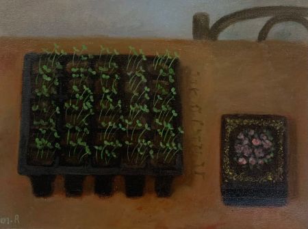 Тина Чхиквишвили (Картина, живопись - 
                  30 x 40 см) Без названия