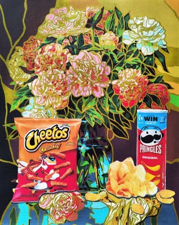 Ирина БАСТ (Картина, живопись - 
                  40 x 50 см) Легкий перекус