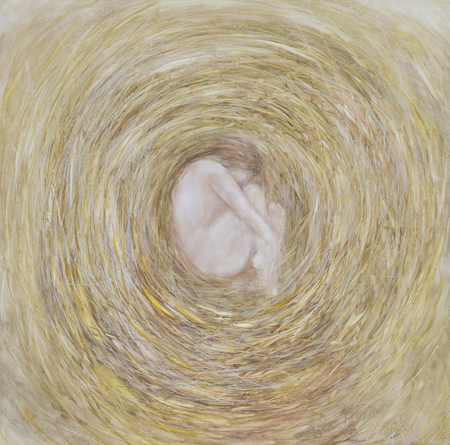 Анастасия Попова (Картина, живопись - 
                  120 x 120 см) Проявление