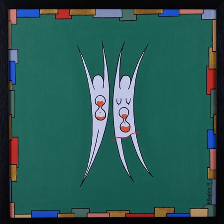 Мария Полушкина (Картина, живопись - 
                  40 x 40 см) Всё проходит
