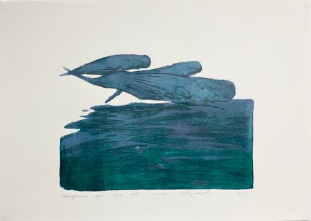 Надежда Воронцова (Графика печатная - 
                  59 x 42 см) Жемчужина моря