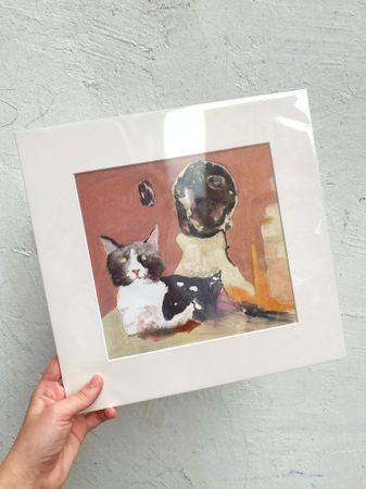 Ева Шорина (Авторская графика - 
                  21 x 30 см) All The Pretty Little Kittens