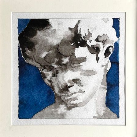 Иван Андреев (Авторская графика - 
                  25 x 25 см) Ахиллес. Античные герои