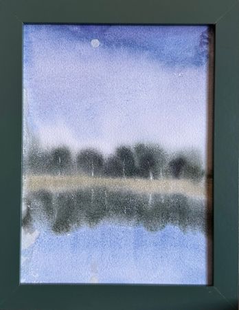 Алина Буглеева (Авторская графика - 
                  17 x 22 см) Луна