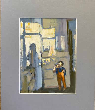 Алина Буглеева (Авторская графика - 
                  22 x 25 см) Яблоко
