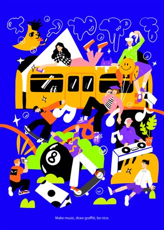 Лёля Нуар (Графика цифровая (принты) - 
                  29.7 x 42 см) City