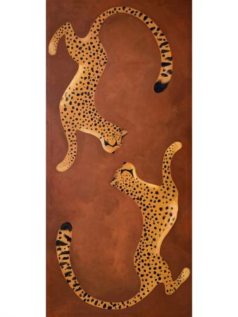 Полина Мотовилова (Картина, живопись - 
                  60 x 130 см) Гепарды