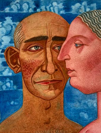 Иван Афонский (Авторская графика - 
                  24 x 31 см) Образы