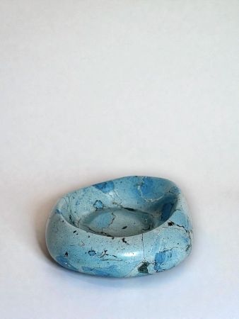 Анастасия Смольнякова (Объект - 
                  10 x 10 см) Каменная чаша "Azure Flow"