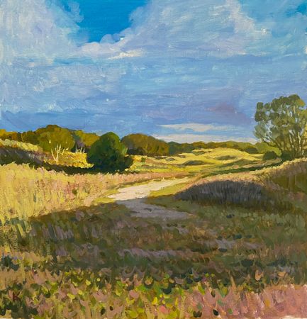 Алексей Кротов (Авторская графика - 
                  30 x 31 см) Дюны Куршской косы