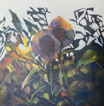 Алёна Шамайко (Картина, живопись - 
                  60 x 60 см) В мире нас двое