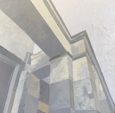Марина Тийк (Картина, живопись - 
                  45 x 45 см) Московский конструктивизм 1