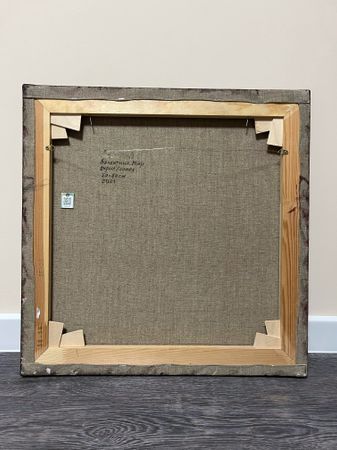 Валентина Мир (Картина, живопись - 
                  50 x 50 см) В свете красной луны