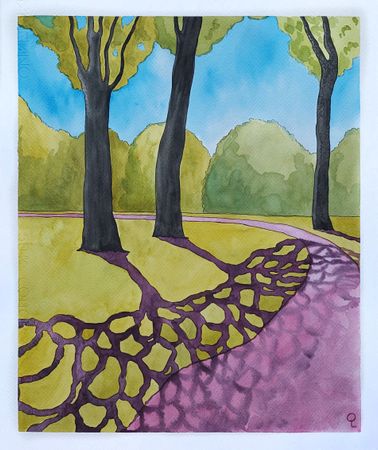 Оливия Лем (Авторская графика - 
                  36 x 43 см) Александрия