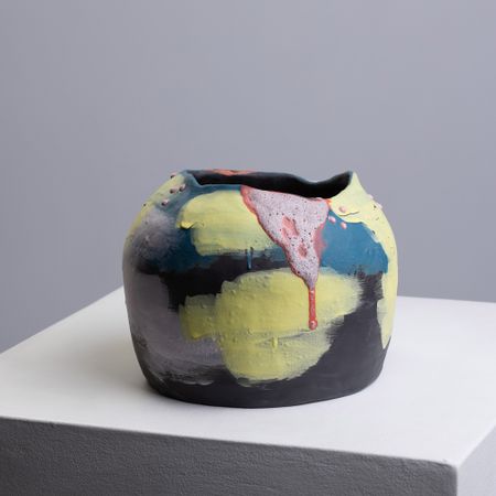 Вика Уйстрайх (Скульптура - 
                  27 x 20 см) Ваза из серии "Harlequin" — 1