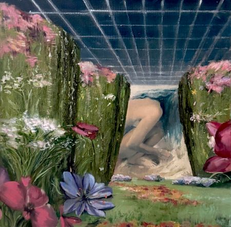 Елизавета Григорова (Картина, живопись - 
                  50 x 50 см) День, когда мы встретились