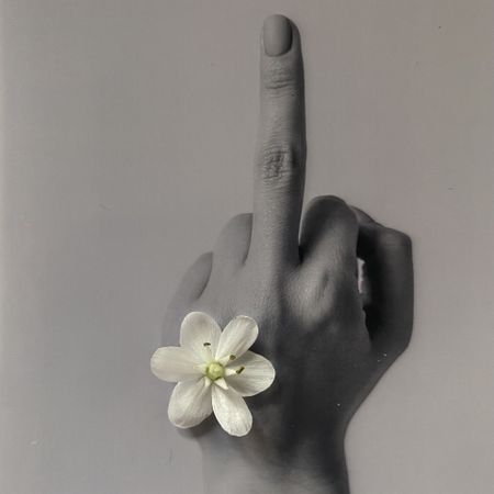 Маша Иванова (Фотография - 
                  30 x 30 см) Жест (фотография+NFT)
