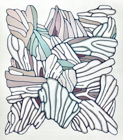 Марина Астахова (Картина, живопись - 
                  80 x 90 см) FIELDS 8