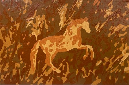 Виктория Никулочкина (Картина, живопись - 
                  30 x 20 см) Лошадь