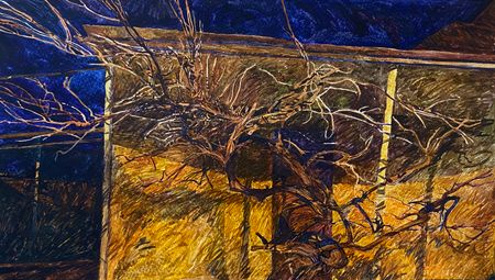 Ксения Козлова (Авторская графика - 
                  40 x 30 см) Юг зимний