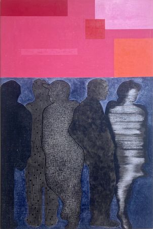 Юрий Ростиславский (Картина, живопись - 
                  80 x 120 см) Коллектив
