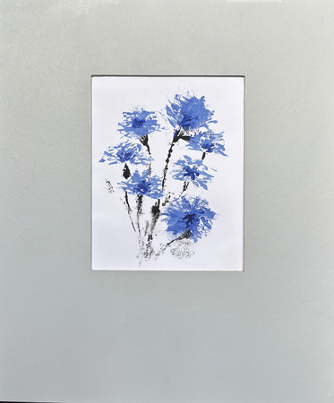 Лариса Шелиховская (Авторская графика - 
                  25 x 30 см) Цветение