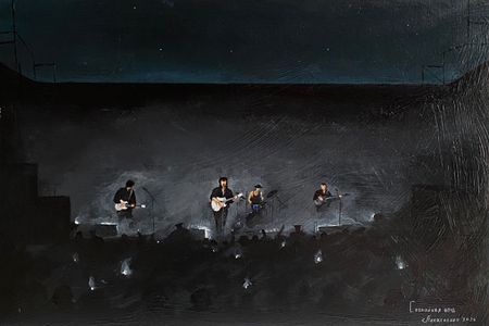 Андрей Алексеенко (Авторская графика - 
                  60 x 40 см) Спокойная ночь