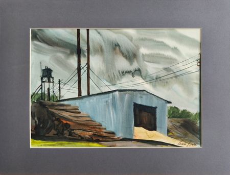 Евгения Сопова (Авторская графика - 
                  40 x 30 см) Пилорама