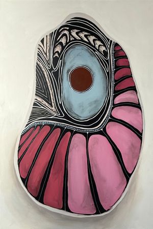 Полина Мотовилова (Картина, живопись - 
                  80 x 120 см) Цветочная лагуна