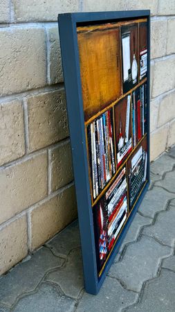 Наталья Венева (Картина, живопись - 
                  60 x 60 см) Стеллажи 1